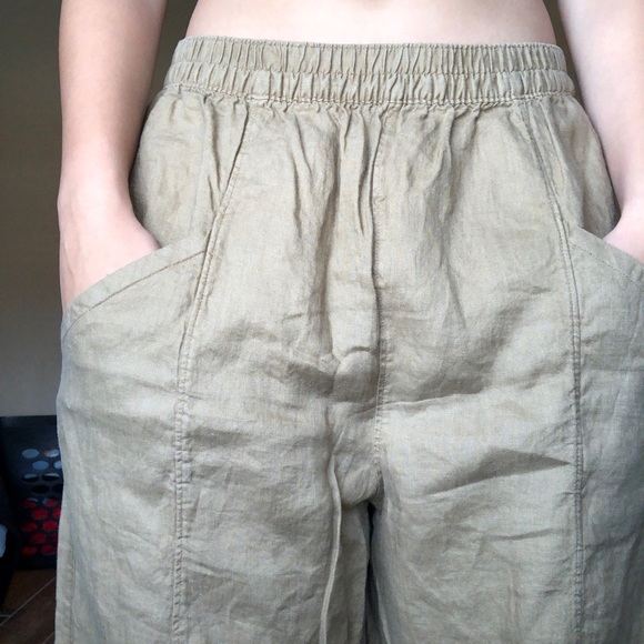 Dark tan light pants Tahaf - Picture 4 of 9